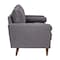 Flash Furniture Dark Gray Faux Linen Upholstered Tufted Loveseat IS-PL100-DKGY-GG - alternate 10